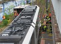 Unfall zwischen zwei KVB Bahnen Koeln Hoehenhaus Im Weidenbruch P354